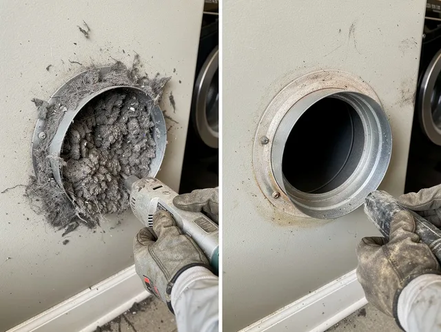 Professional clogged vent cleaning by Lincoln Dryer Vent Cleaning in Lincoln